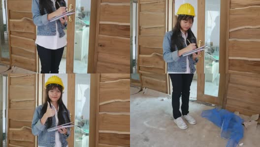 年轻亚洲女工程师高清在线视频素材下载