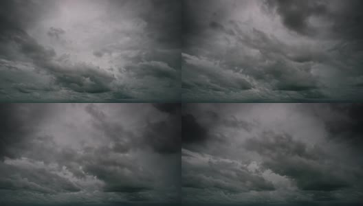 海上热带季风风暴云高清在线视频素材下载