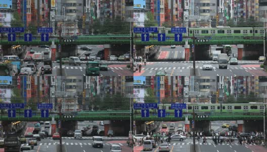Shinjuku, Tokyo高清在线视频素材下载