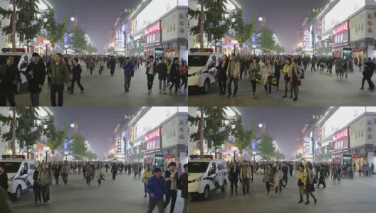 人们在中国北京散步高清在线视频素材下载