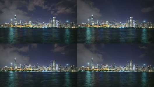 美国芝加哥天际线高清在线视频素材下载