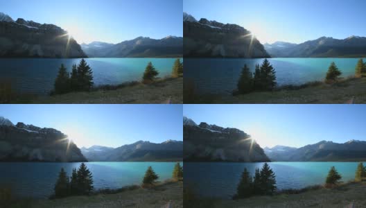 湖光山色壮观高清在线视频素材下载