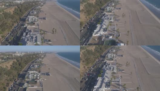 洛杉矶圣塔莫尼卡海滩高清在线视频素材下载