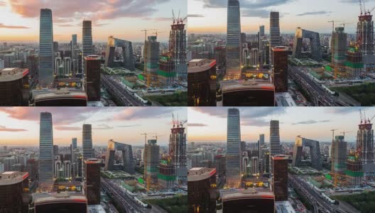 时光流逝——北京城景(WS HA Panning)高清在线视频素材下载