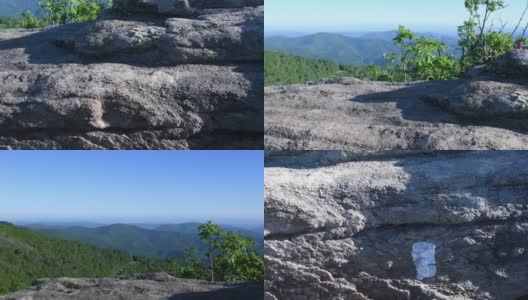 4k Pan从火焰山出发去远眺山高清在线视频素材下载