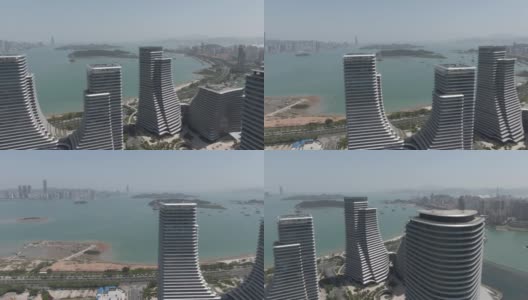 2022年4月9日，福建厦门:厦门中心大厦高清在线视频素材下载