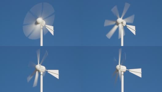小型风力发电机高清在线视频素材下载