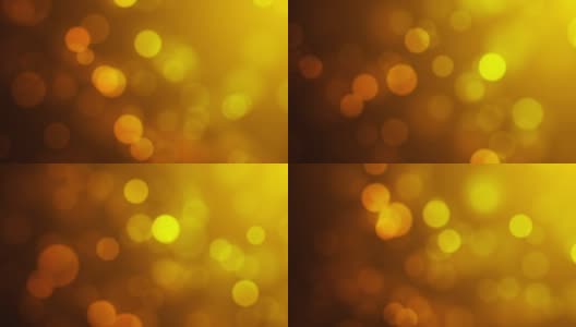 发光粒子-黄色/金色高清在线视频素材下载