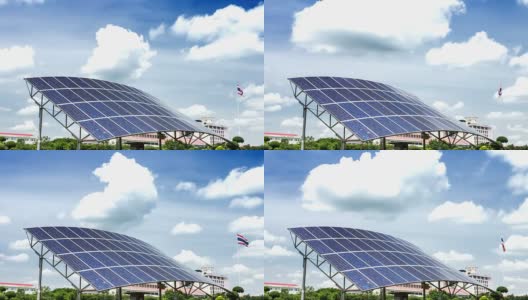太阳能电池-清洁能源概念高清在线视频素材下载