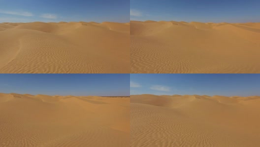 位于突尼斯撒哈拉沙漠的东部大沙海高清在线视频素材下载