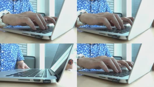 人打字键盘计算机高清在线视频素材下载
