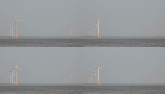 风力涡轮机高清在线视频素材下载