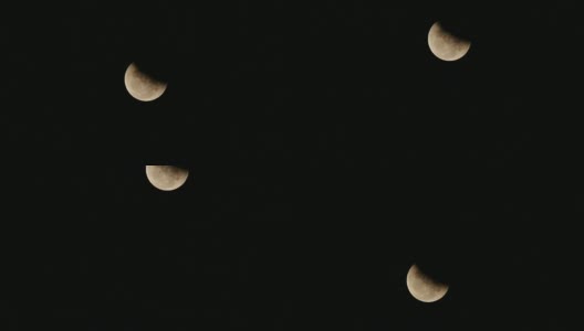 月亮Eclipse。(时间流逝)高清在线视频素材下载