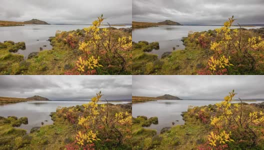 T/L 8K云景在冰岛的一个湖高清在线视频素材下载