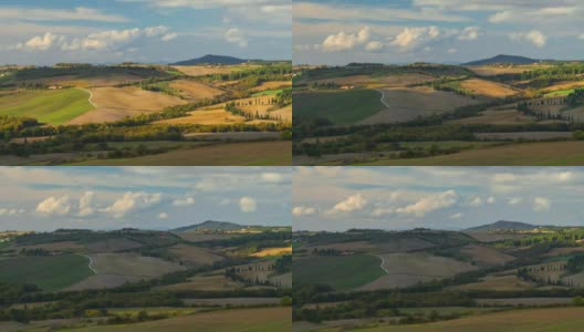 时光流逝:意大利托斯卡纳美丽的风景高清在线视频素材下载