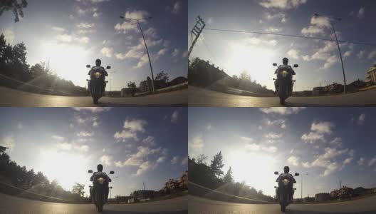 摩托车骑高清在线视频素材下载