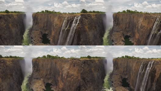 令人惊叹的维多利亚瀑布高清在线视频素材下载