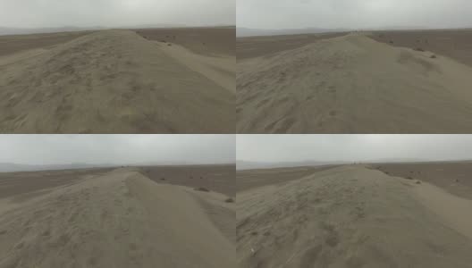 行走在伊朗的亚兹德沙漠高清在线视频素材下载