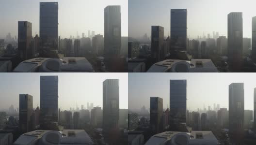 中国深圳-大约2021年:中国深圳的无人机航拍景观高清在线视频素材下载
