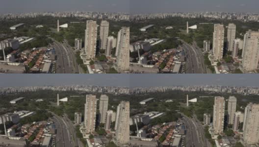 巴西圣保罗。5月23日大道。高清在线视频素材下载