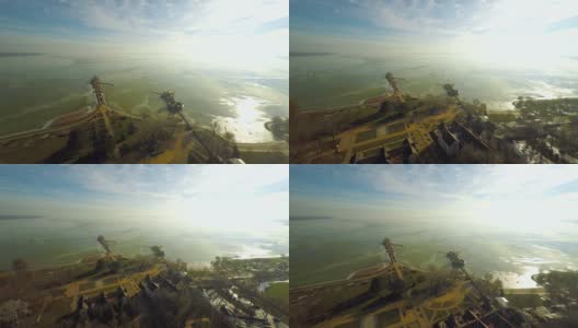 空中匈牙利巴拉顿湖高清在线视频素材下载