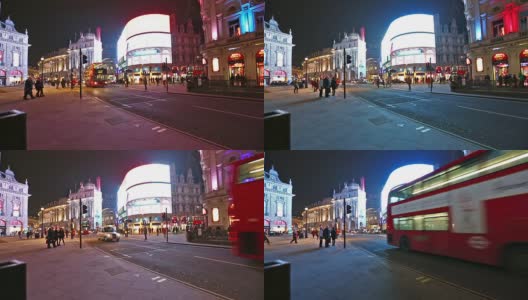 伦敦的皮卡迪利广场高清在线视频素材下载