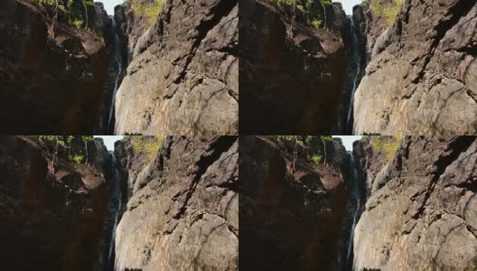 泰国Koh Chang的Klong Plu瀑布高清在线视频素材下载
