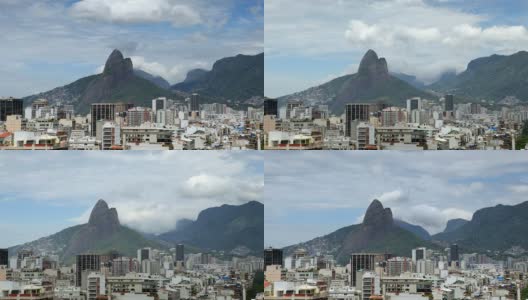 Ipanema Leblon时间为里约热内卢de Janeiro报道高清在线视频素材下载