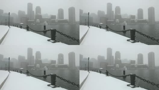 冬天在波士顿高清在线视频素材下载