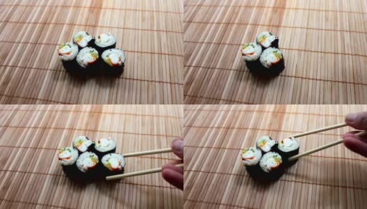 蟹寿司寿司高清在线视频素材下载