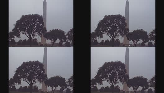 华盛顿纪念碑在国家广场高清在线视频素材下载