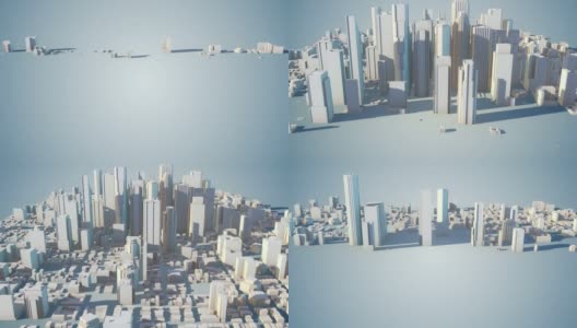 发展的城市背景高清在线视频素材下载