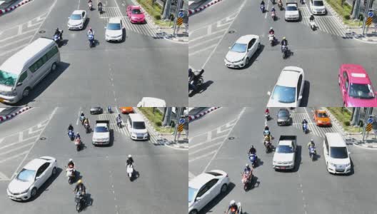 曼谷白天的交通状况高清在线视频素材下载