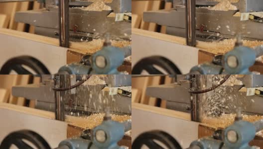 木匠切割木板高清在线视频素材下载