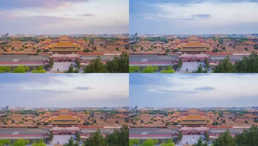 时间推移视频故宫在北京，中国时间推移4k高清在线视频素材下载