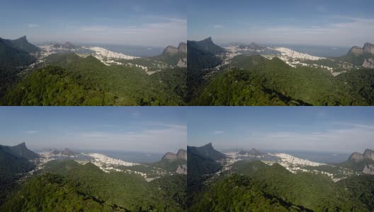俯瞰巴西著名景点“Vista Chinesa”高清在线视频素材下载