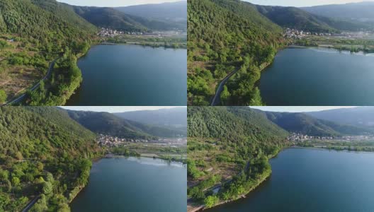 琼海湖,四川,中国高清在线视频素材下载