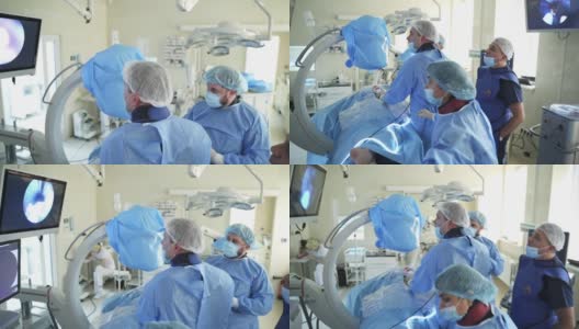 腹腔镜手术设备在现代临床中的应用高清在线视频素材下载