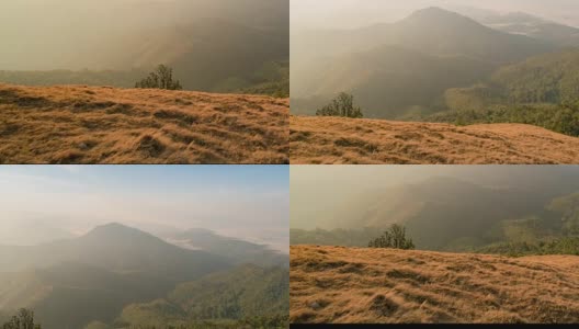 日出看山景高清在线视频素材下载