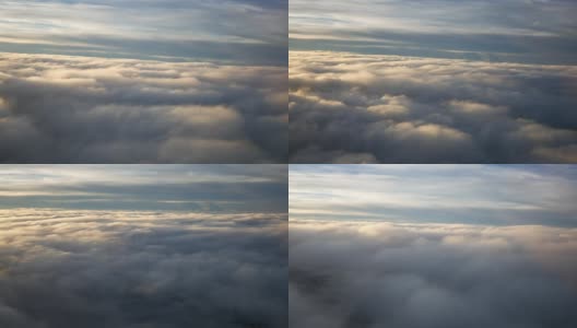 云景观，从飞机上看高清在线视频素材下载