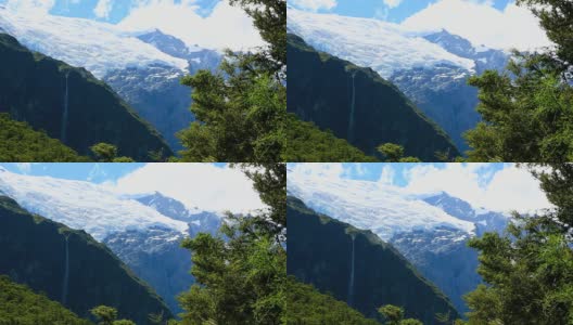 Rob Roy Glacier, Wanaka，新西兰高清在线视频素材下载