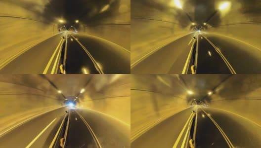 小星球，隧道里的车高清在线视频素材下载