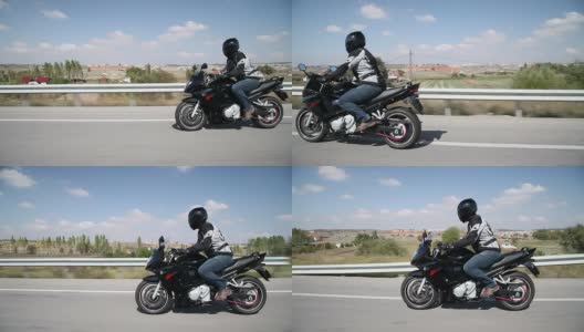 摩托车骑高清在线视频素材下载