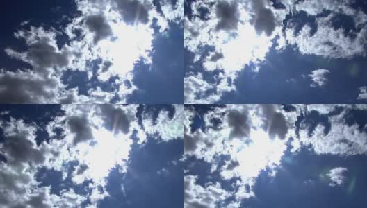 蓝天上的云高清在线视频素材下载