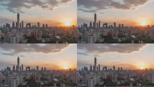 Time Lapse- Downtown Beijing, Day / Beijing, China (Day and Night系列)高清在线视频素材下载
