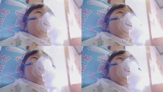 儿童有哮喘，需要注射高清在线视频素材下载