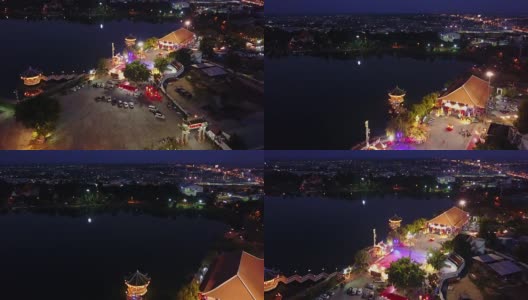 泰国乌冬泰三昭普雅神社。高清在线视频素材下载