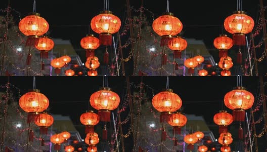 中国的灯笼高清在线视频素材下载