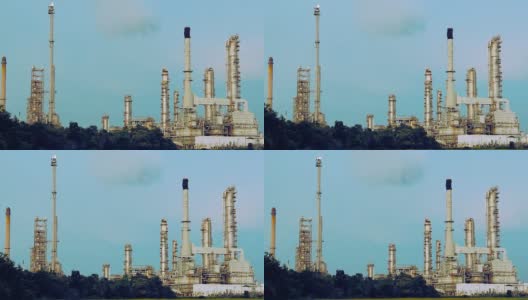 工业炼油厂高清在线视频素材下载