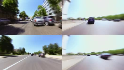 巴黎城市驾驶时光流逝高清在线视频素材下载
